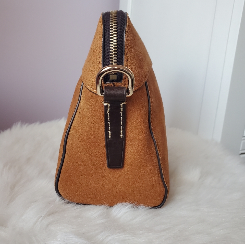 Dooney & Bourke Suede Cameron Crossbody - Picture 3 of 10